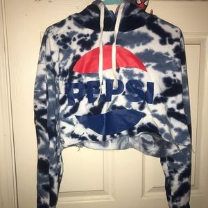 Pepsi Hoodie tie dye